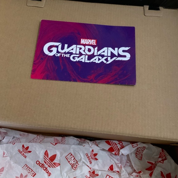 Adidas ZX 1K BOOST Marvel Guardians of the Galaxy GX210 Sneakers Mens Sz 8 - Picture 8 of 13